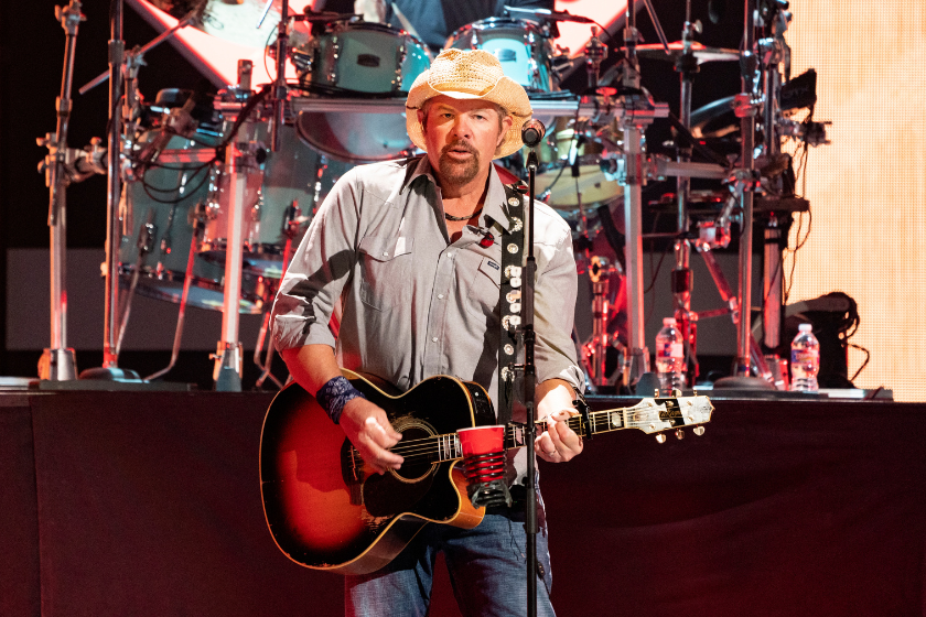  Toby Keith performs onstage during the 2021 iHeartCountry Festival Presented By Capital One at Frank Irwin Center on October 30, 2021 in Austin, Texas