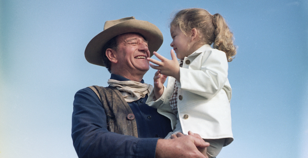 John Wayne and daughter Aissa