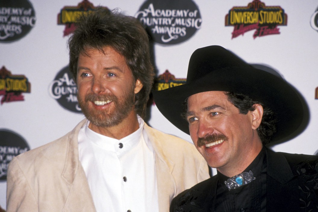 Ronnie Dunn and Kix Brooks (Brooks & Dunn) during 29th Annual Academy of Country Music Awards at Universal Amphitheatre in Universal City, California, United States.