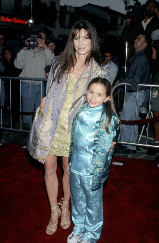 Sandra Bullock and Mae Whitman during "Hope Floats" Los Angeles Premiere at Mann's Village Theater in Westwood, California, United States. 