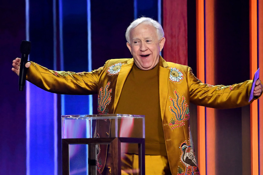 NASHVILLE, TENNESSEE - APRIL 18: In this image released on April 18, Leslie Jordan speaks onstage at the 56th Academy of Country Music Awards at the Grand Ole Opry on April 18, 2021 in Nashville, Tennessee. 