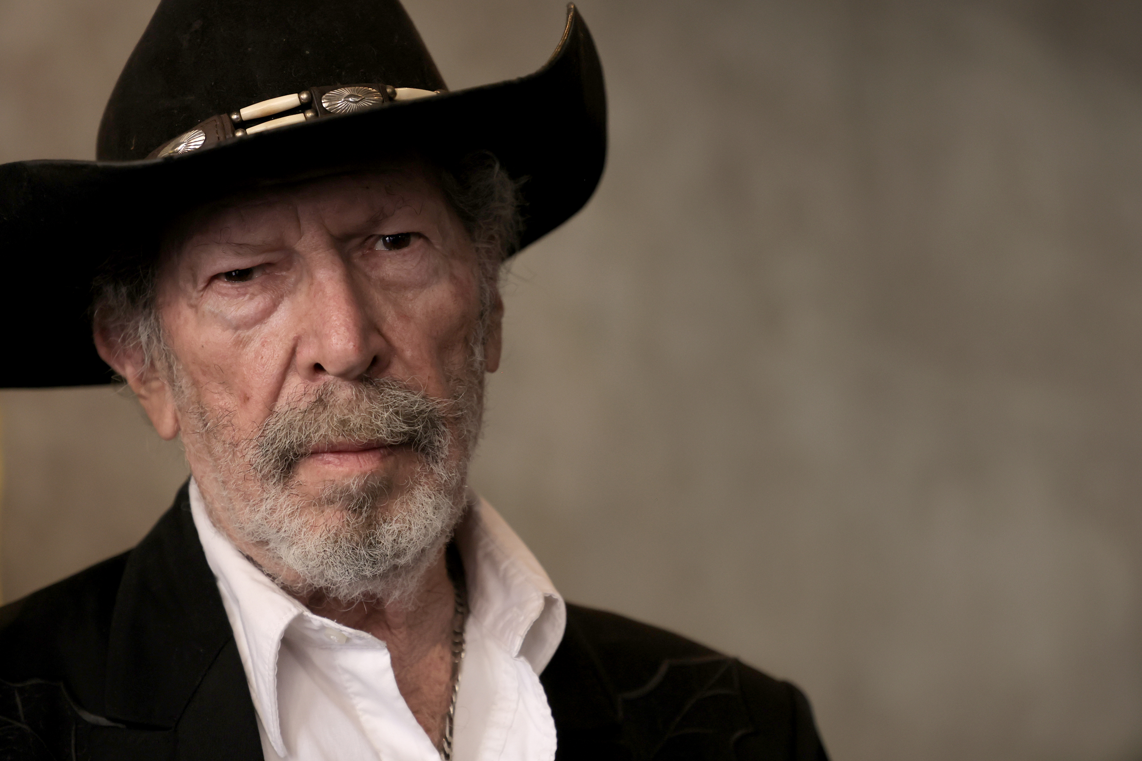 AUSTIN, TEXAS - MARCH 16: Kinky Friedman attends "The Mojo Manifesto: The Life and Times of Mojo Nixon" Premiere during 2022 SXSW Conference and Festivals at Stateside Theater on March 16, 2022 in Austin, Texas.