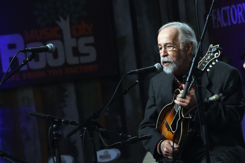 FRANKLIN, TN - DECEMBER 16: Roland White performs at John McEuen 70th Birthday Christmas Jam at Music City Roots Live from the Factory on December 16, 2015 in Franklin, Tennessee.