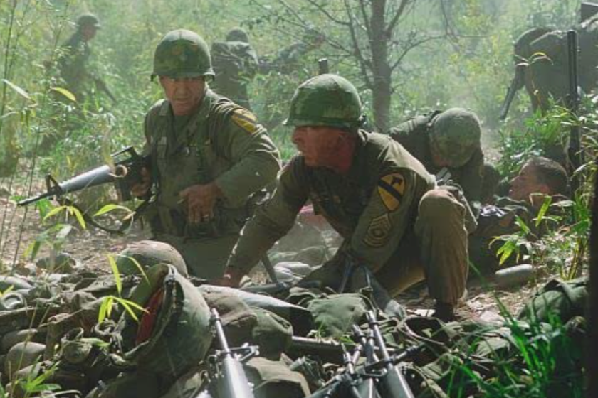 Mel Gibson and Sam Elliott in We Were Soldiers (2002)