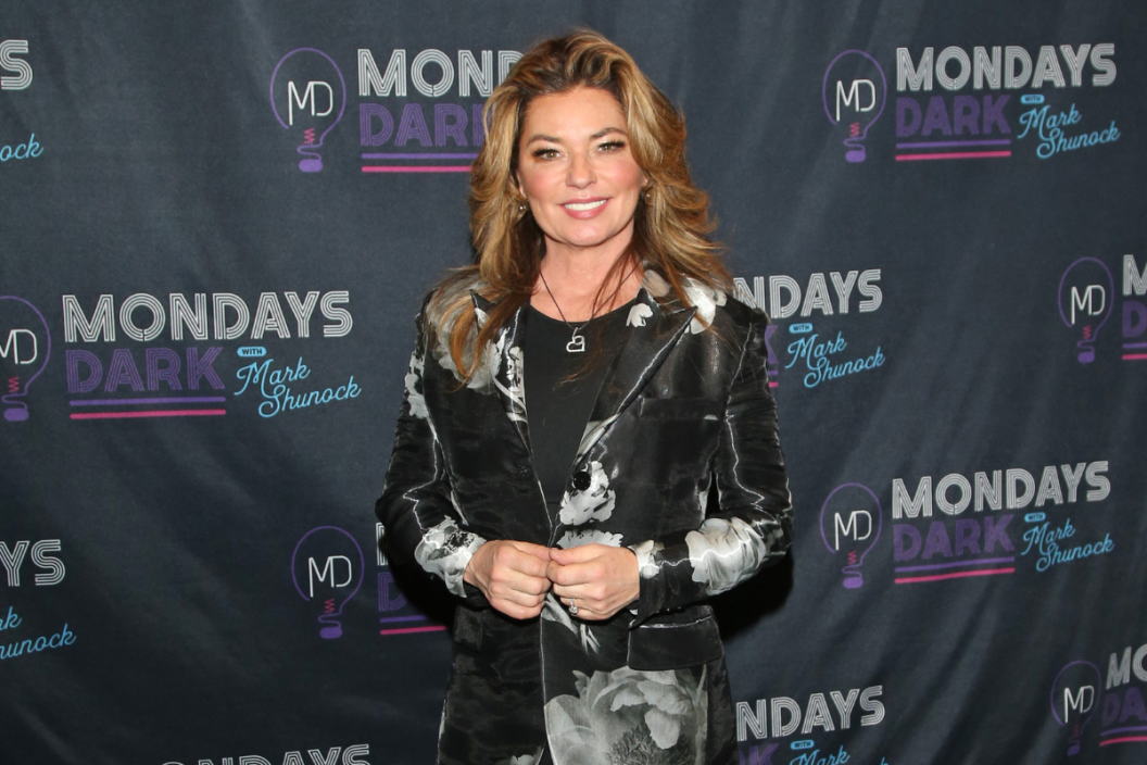 Singer/songwriter Shania Twain attends the eighth anniversary celebration of Mondays Dark at The Theater at Virgin Hotels Las Vegas on December 13, 2021 in Las Vegas, Nevada.