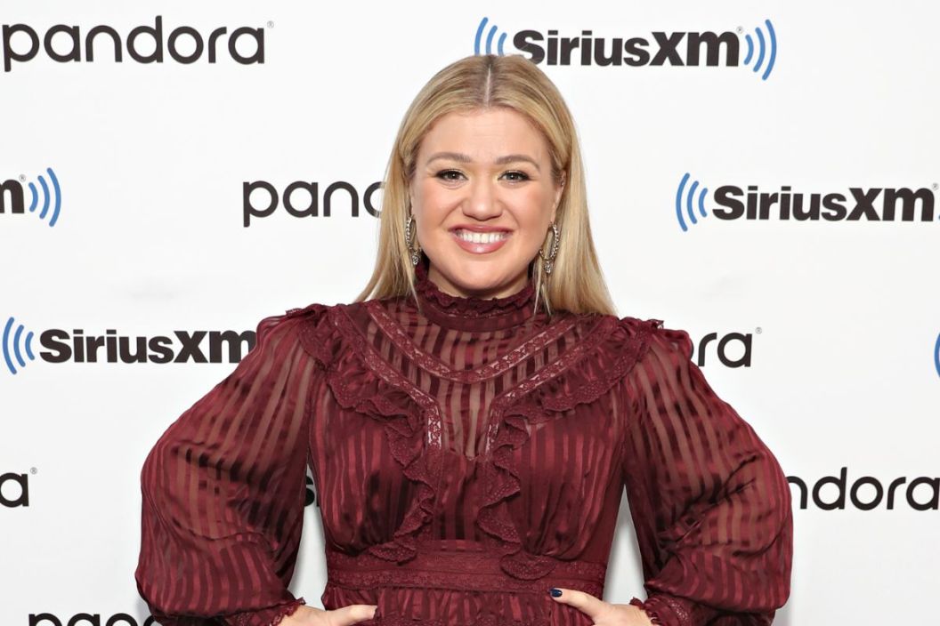 Singer Kelly Clarkson visits the SiriusXM Studios on September 9, 2019 in New York City.