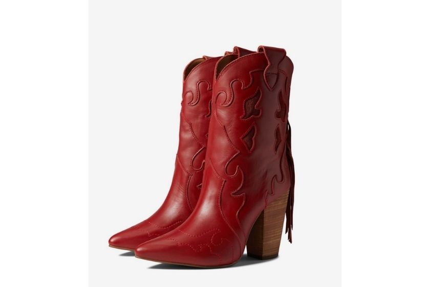 best cowboy boots - red boots