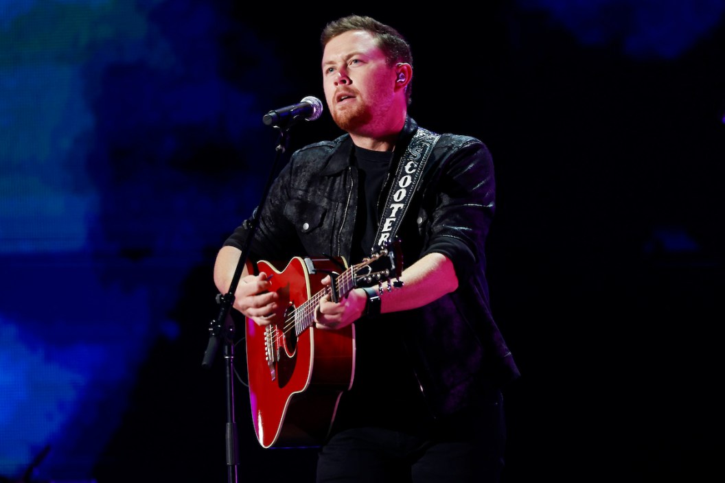 AUSTIN, TEXAS - MAY 07: Scotty McCreery performs onstage during the 2022 iHeartCountry Festival - Show held at Moody Center on May 07, 2022 in Austin, Texas.