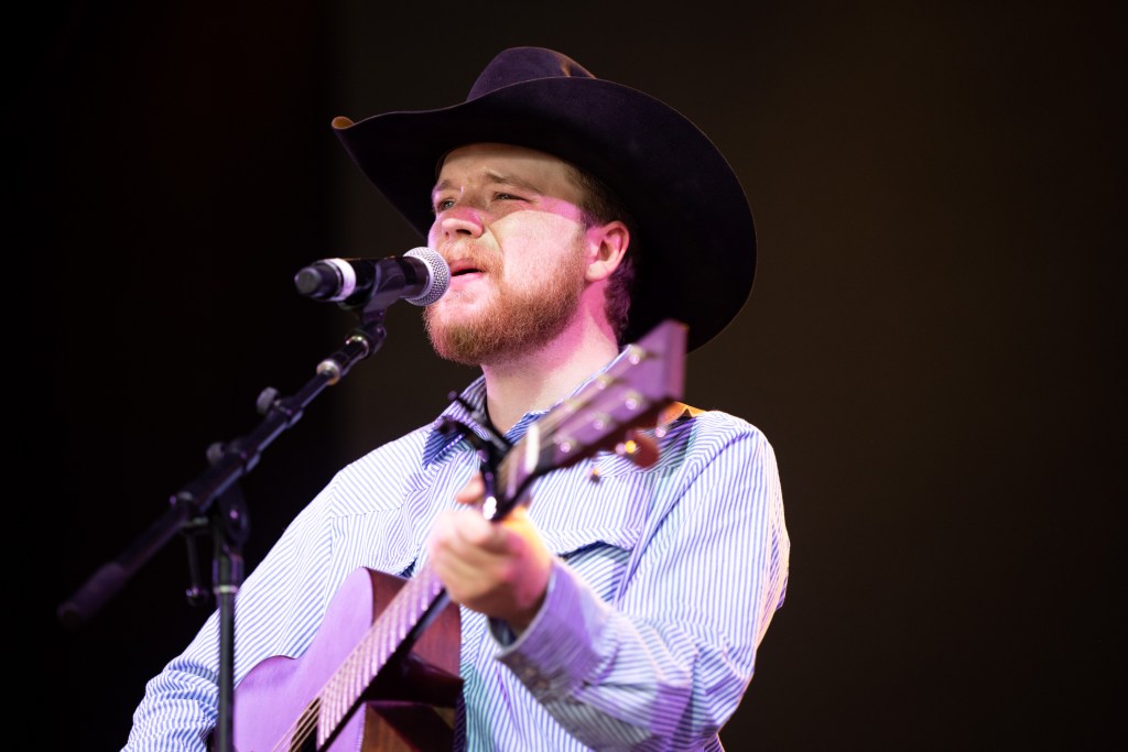  Singer Colter Wall performs onstage during day 2 of the 2022 Stagecoach Festival on April 30, 2022 in Indio, California.