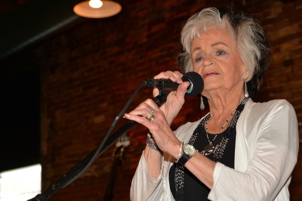 NASHVILLE, TN - MAY 29: Joanne Cash Yates (sister of Johnny Cash) attends the Johnny Cash VIP party for the new Johnny Cash Museum in Downtown Nashville on May 29, 2013 in Nashville, Tennessee.