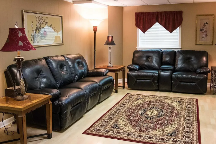 Living Room of Dolly Parton's former Nashville home