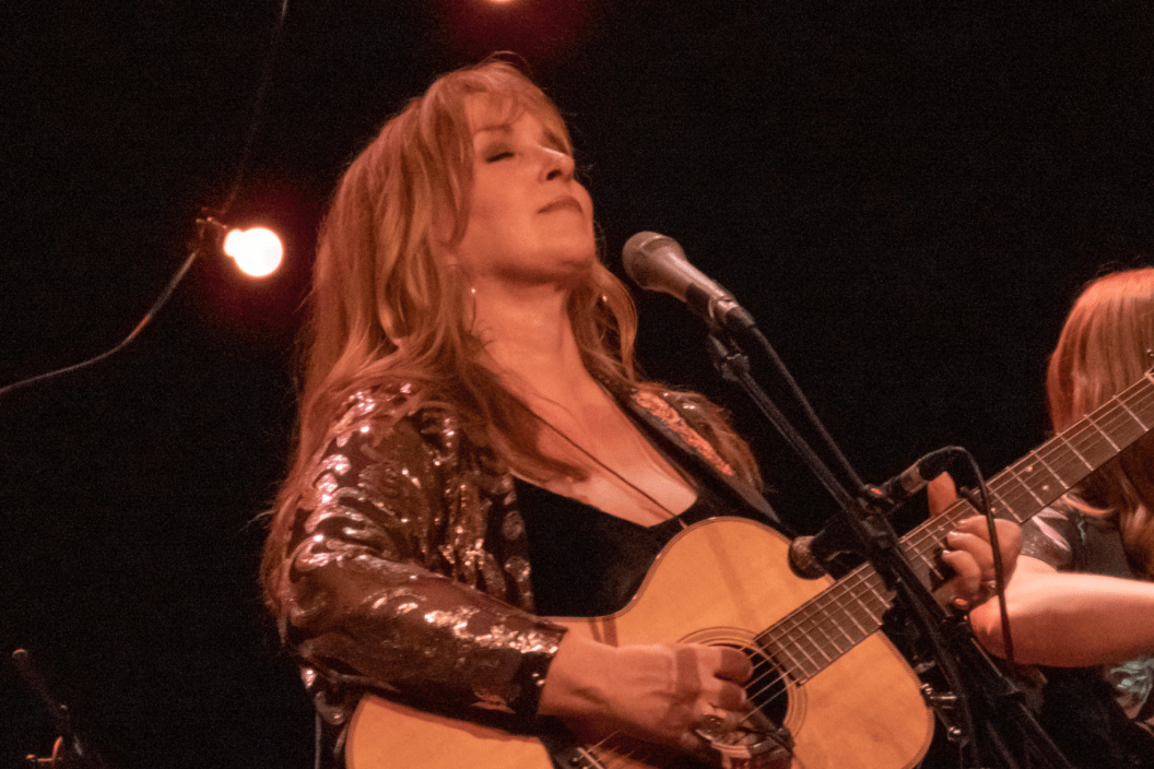 Gretchen Peters performs onstage
