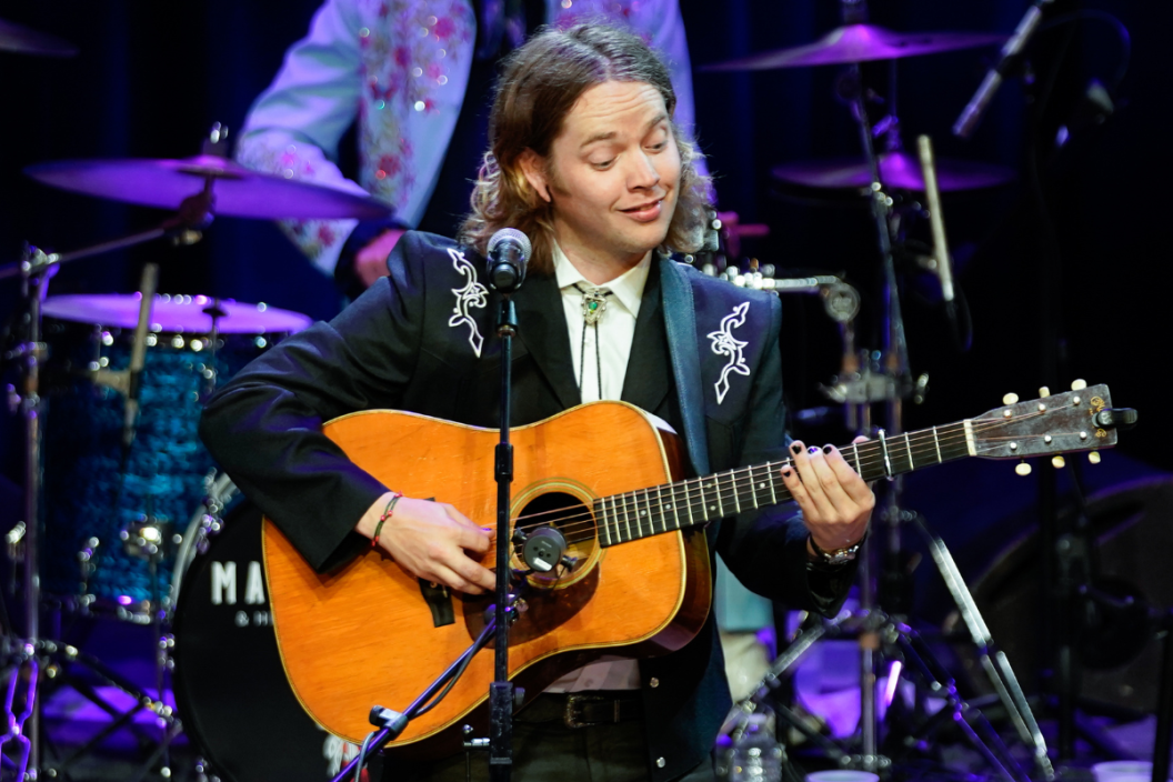 Billy Strings performs during Marty Stuart's Late Night Jam at Ryman Auditorium on June 08, 2022 in Nashville, Tennessee. (Photo by Mickey Bernal/Getty Images)
