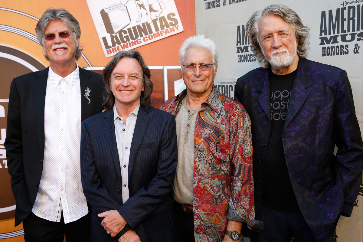 Bob Carpenter, Jeff Hanna, Jimmie Fadden, and John McEuen of The Nitty Gritty Dirt Band attend the Americana Honors & Awards 2016 at Ryman Auditorium on September 21, 2016 in Nashville, Tennessee.
