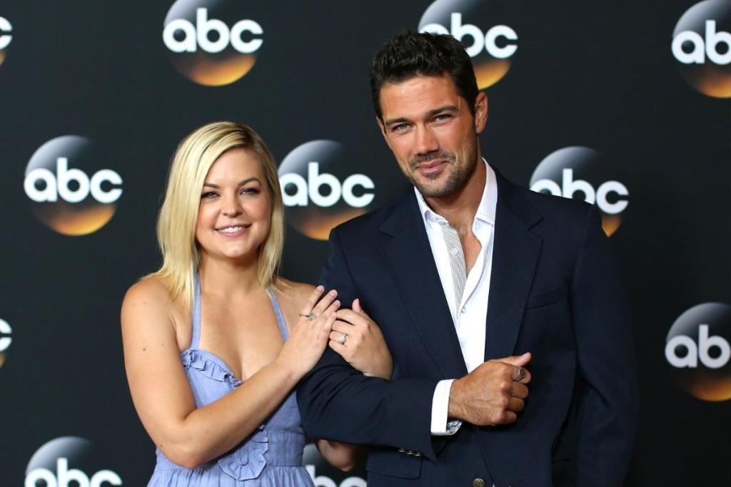 "General Hospital" stars Kirsten Storms and Ryan Paevey attend the Disney & ABC Television Group's TCA Summer Press Tour in 2014.