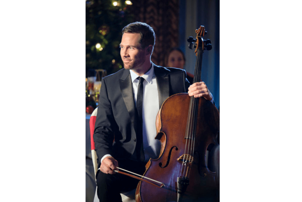 Luke Macfarlane in Hallmark's 'Chateau Christmas.'