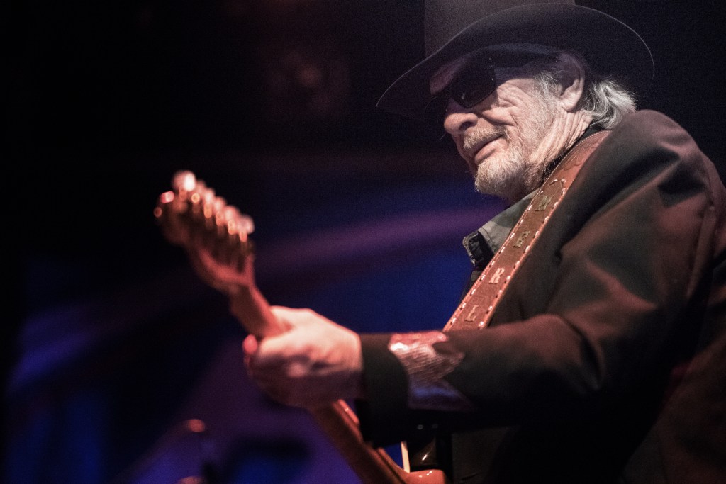 Merle Haggard performs a 4th of July concert at Billy Bob's, 2015 in Fort Worth, Texas. 
