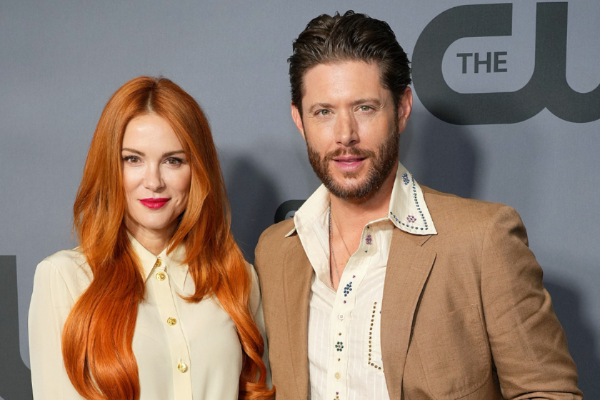 Danneel Ackles and Jensen Ackles attend The CW Network's 2022 Upfront Arrivals at New York City Center on May 19, 2022 in New York City