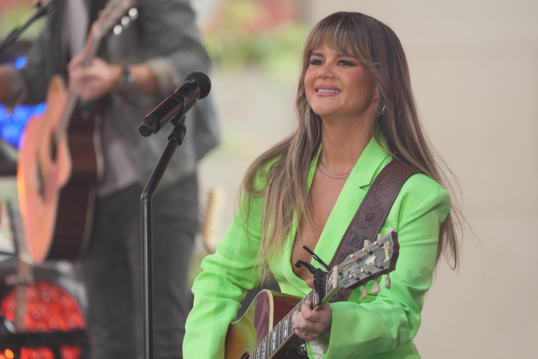 Maren Morris performs on NBC's "Today" at Rockefeller Plaza on July 28, 2022 in New York City.