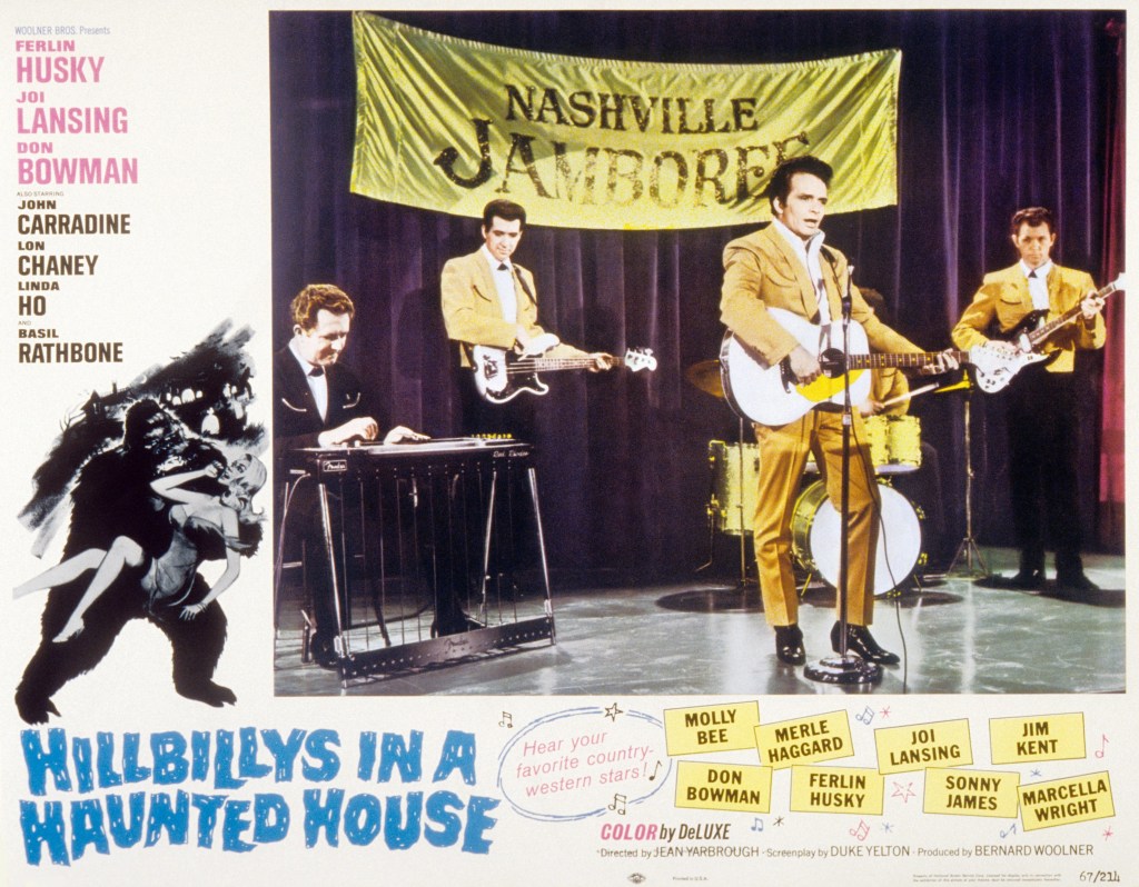 Hillbillys In A Haunted House, poster, Merle Haggard, 1967. 