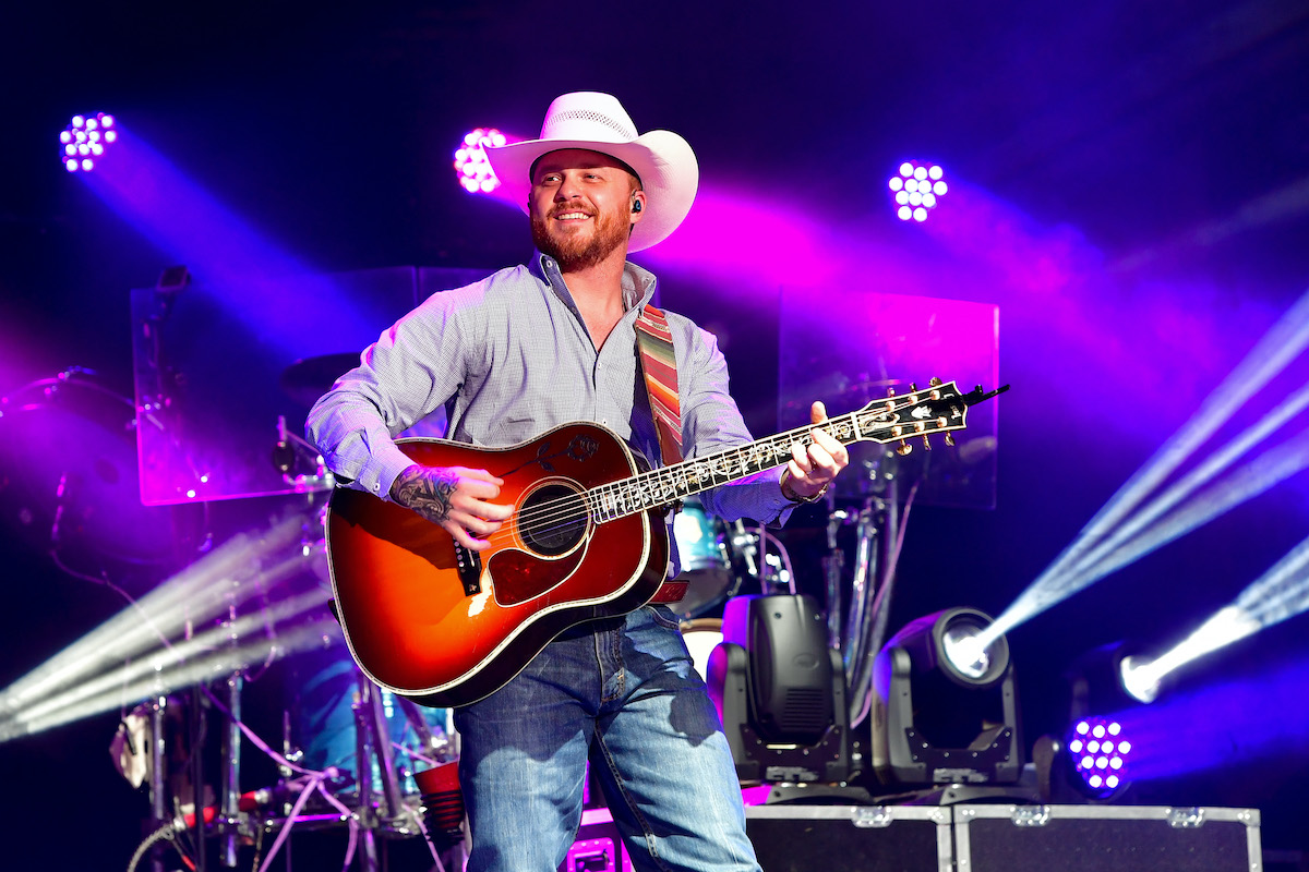 NASHVILLE, TENNESSEE - JUNE 08: (EDITORIAL USE ONLY) Cody Johnson performs at Ascend Amphitheater on June 08, 2019 in Nashville, Tennessee.