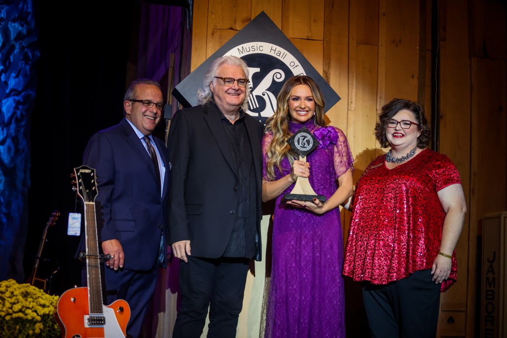 Carly Pearce, Ricky Skaggs at Kentucky Music Hall of Fame induction