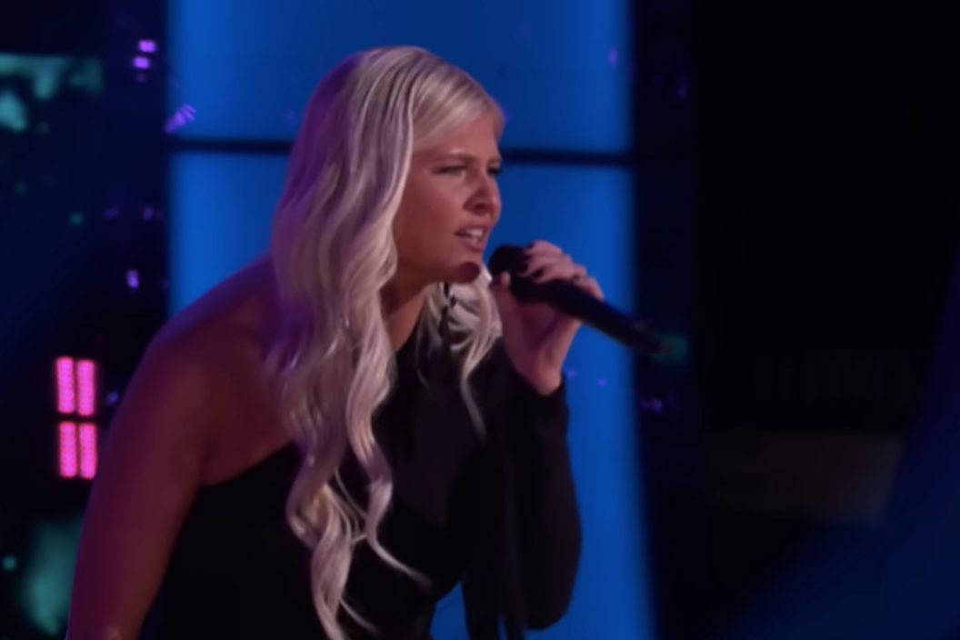 Sadie Bass performs on The Voice