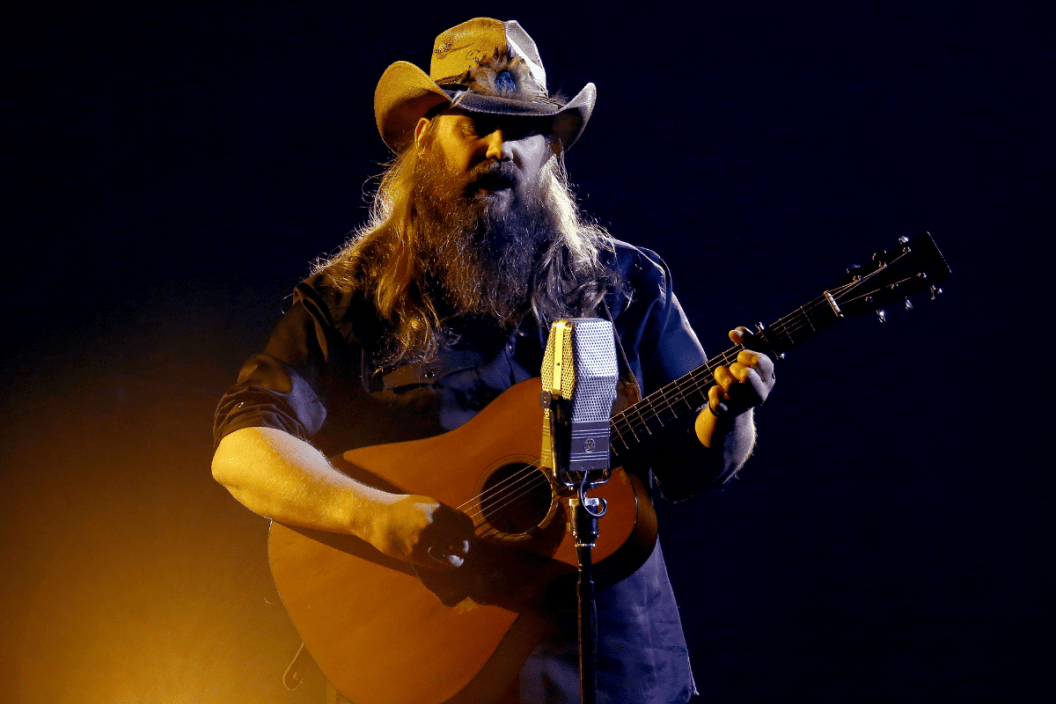 Chris Stapleton performs onstage at Nashville’s Music City Center for “The 54th Annual CMA Awards” broadcast on Wednesday, November 11, 2020 in Nashville, Tennessee.