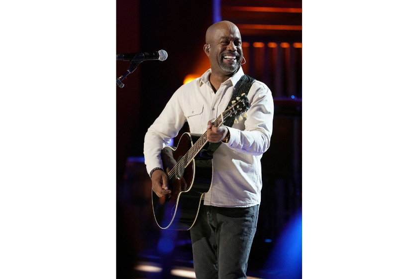 Darius Rucker performs for CMT Storytellers at WorldWide Stages on August 29, 2022 in Spring Hill, Tennessee