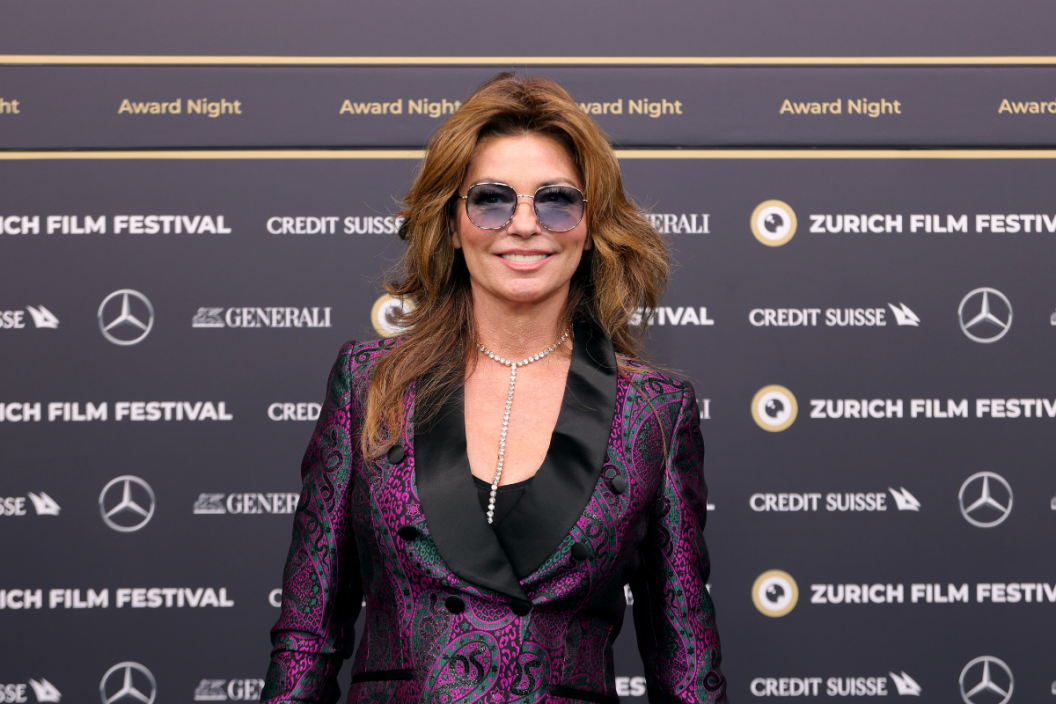 Shania Twain arrives for the Award Night Ceremony of the 18th Zurich Film Festival at Zurich Opera House on October 01, 2022 in Zurich, Switzerland