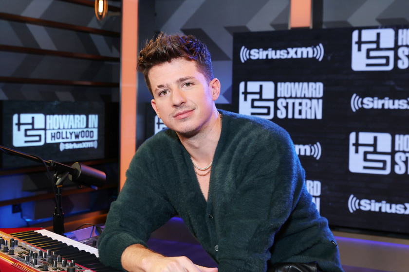 Charlie Puth visits 'The Howard Stern Show' at SiriusXM Studios on October 18, 2022 in Los Angeles, California