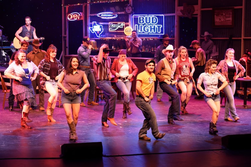 Photo of the 'Pure Country' stage production at the Lyric Stage in Dallas, Texas.