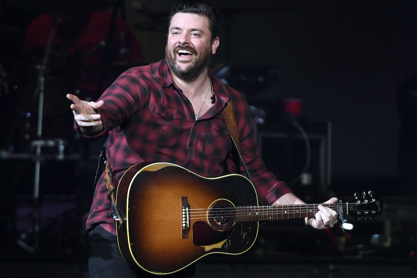LAS VEGAS, NEVADA - AUGUST 17: Singer/songwriter Chris Young performs during a stop of the Raised on Country World Tour 2019 at MGM Grand Garden Arena on August 17, 2019 in Las Vegas, Nevada. 
