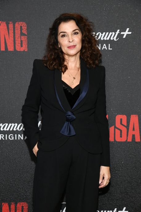 Annabella Sciorra at the premiere of "Tulsa King" held at Regal Union Square on November 9, 2022 in New York City. (Photo by Kristina Bumphrey/Variety via Getty Images)