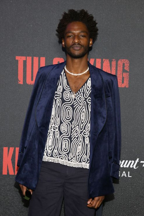 Jay Will at the premiere of "Tulsa King" held at Regal Union Square on November 9, 2022 in New York City. (Photo by Kristina Bumphrey/Variety via Getty Images)