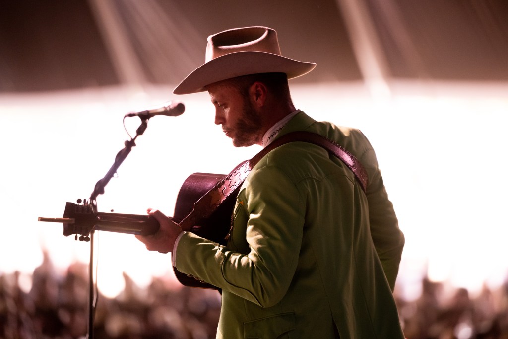 INDIO, CALIFORNIA - APRIL 29: Singer Charley Crockett performs onstage during Day 1 of the 2022 Stagecoach Festival on April 29, 2022 in Indio, California.