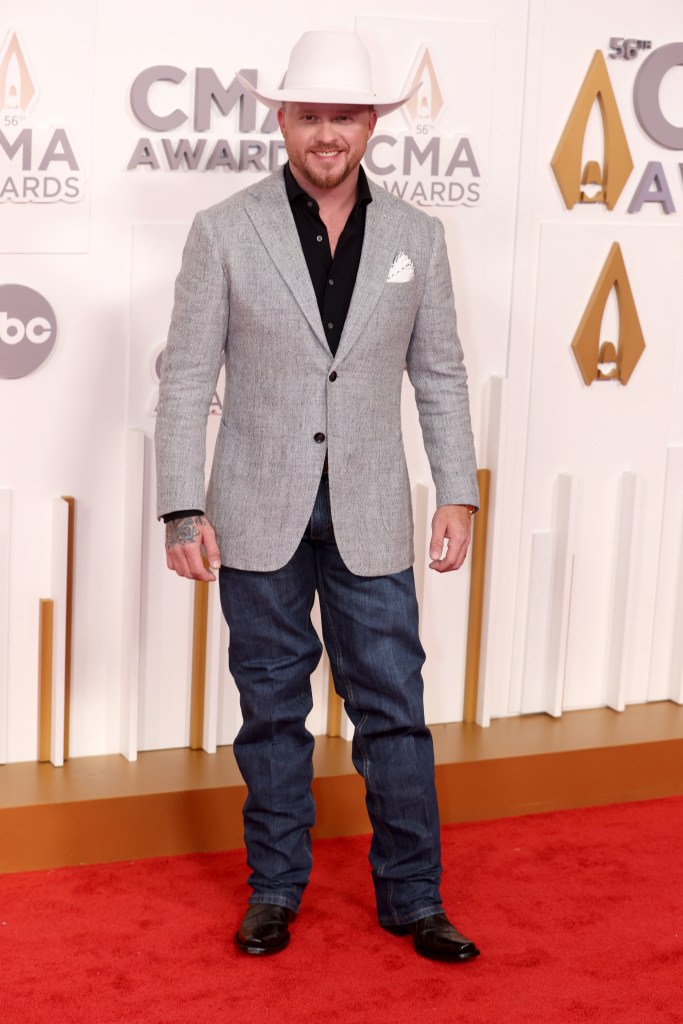 Cody Johnson attends The 56th Annual CMA Awards at Bridgestone Arena on November 09, 2022 in Nashville, Tennessee.