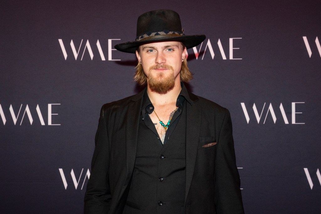 Jackson Dean attends the WME CMA Awards After Party at Layer Cake on November 09, 2022 in Nashville, Tennessee. 