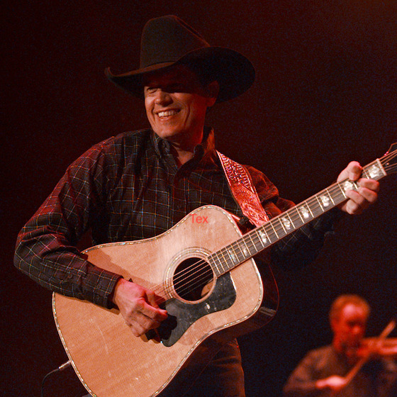 CA.Strait.4.0419.GFDIGITAL IMAGE—George Strait performs before a packed crowd during the George Strait Country Music Festival at the Blockbuster Pavilion in Devore on Saturday, April 19, 1997. 