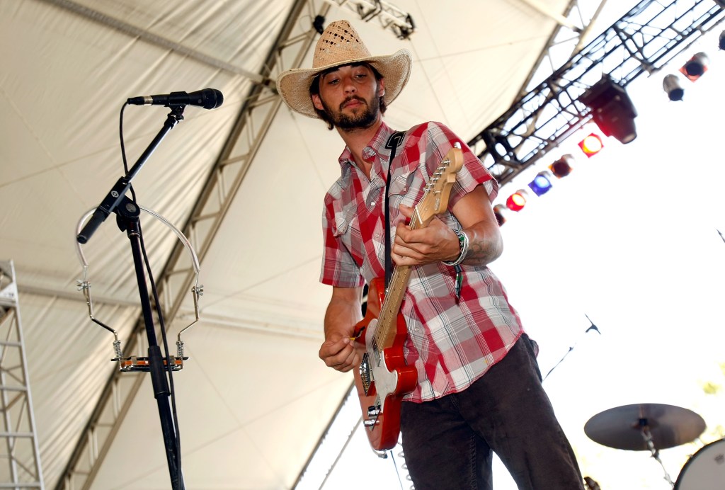 INDIO, CA - MAY 03: Musician Ryan Bingham performs during day 2 of Stagecoach, California's Country Music Festival held at the Empire Polo Field on May 3, 2008 in Indio, California. 