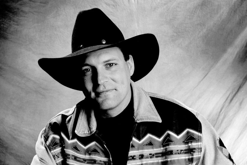 Portrait of John Michael Montgomery at the Grand Ole Opry in Nashville, Tennessee, December 1, 1993.