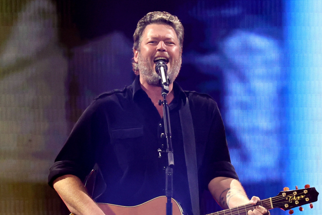 Blake Shelton attends the 2022 Bud Light Super Bowl Music Fest at Crypto.com Arena on February 11, 2022 in Los Angeles, California.