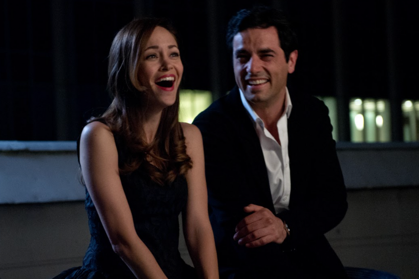 Autumn Reeser and Antonio Cupo in Love at the Thanksgiving Day Parade (2012)
