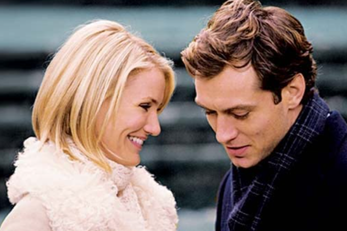 Cameron Diaz and Jude Law in The Holiday (2006)
