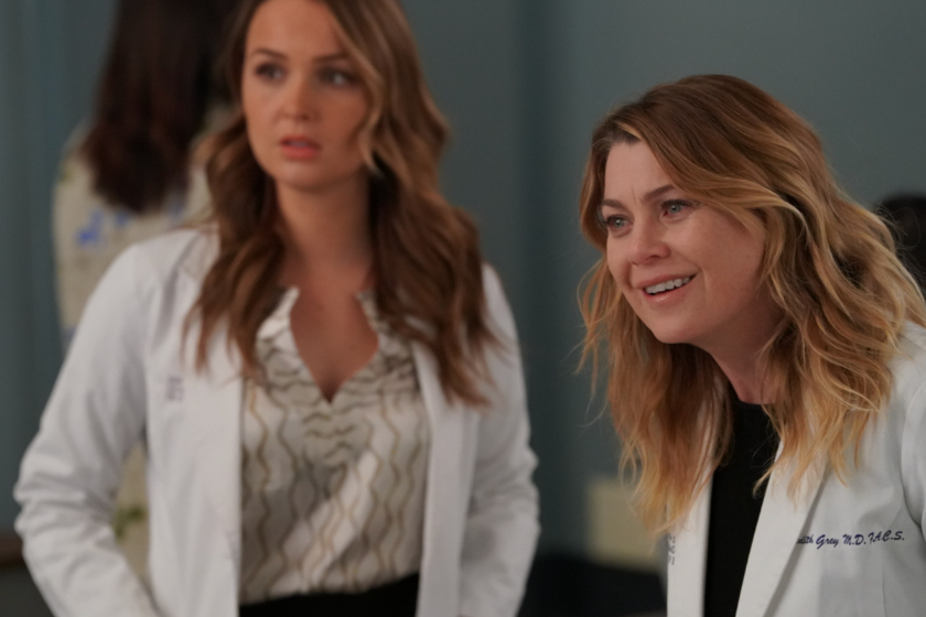 Ellen Pompeo and Camilla Luddington in Grey's Anatomy (2005)