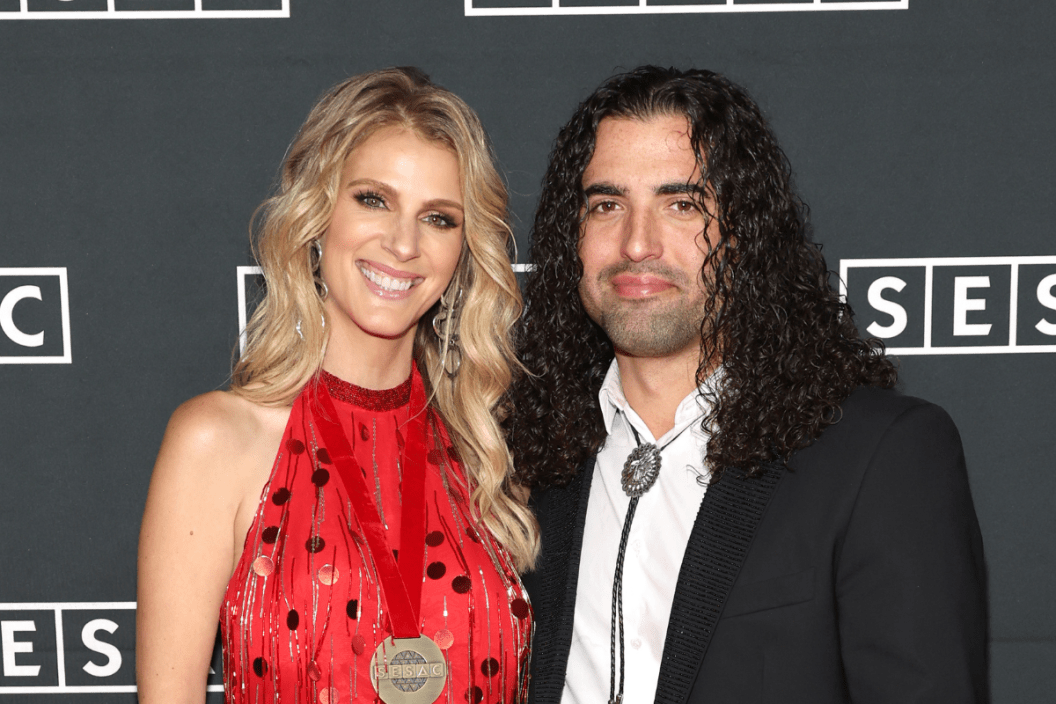 Jennifer Wayne of Runaway June and Austin Moody attend the 2022 SESAC Country Awards at the Country Music Hall of Fame and Museum on November 06, 2022 in Nashville, Tennessee.