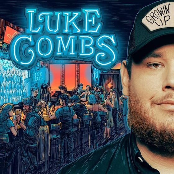 Album artwork for Luke Combs' 'Growin' Up'