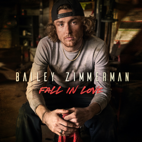 Single artwork for Bailey Zimmerman's "Fall in Love"