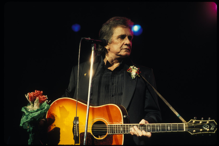 Johnny Cash performing at The Ritz in NYC December 16, 1992
