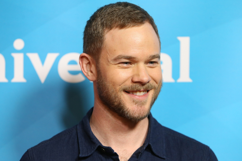 Aaron Ashmore arrives at the 2015 NBCUniversal Summer press day held at The Langham Huntington Hotel and Spa on April 2, 2015 in Pasadena, California